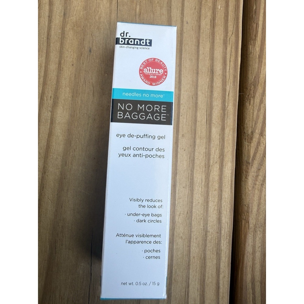 Dr. Brandt No More Baggage Eye De-Puffing Skincare Gel 0.5 oz